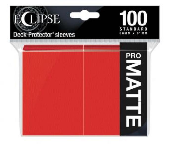 PRO-Matte Standard Sleeves: Red (100)