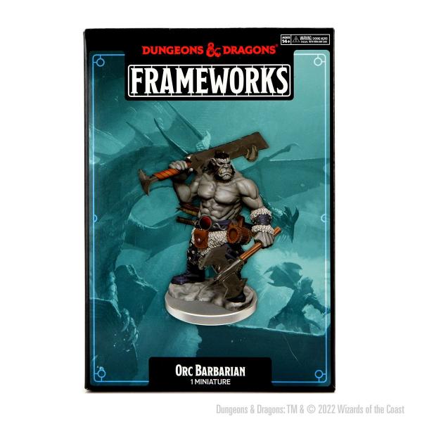 Orc Barbarian Male: D&D Frameworks (W1)