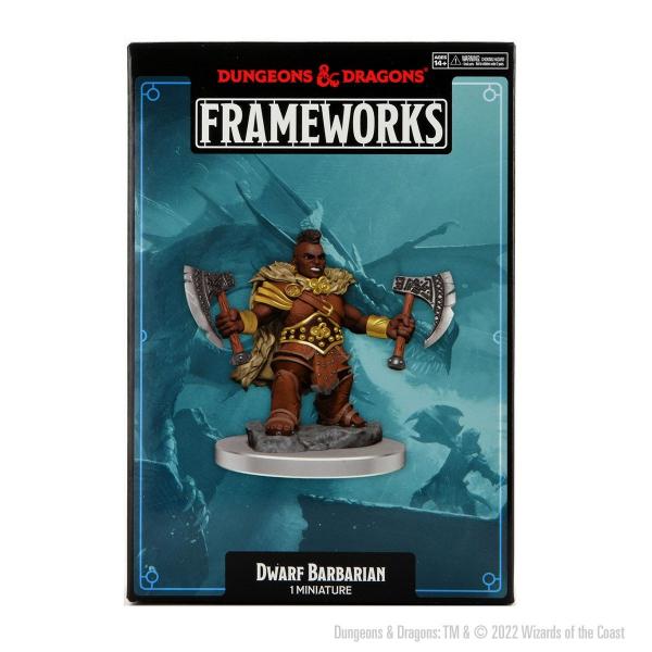 Dwarf Barbarian Female: D&D Frameworks (W1)