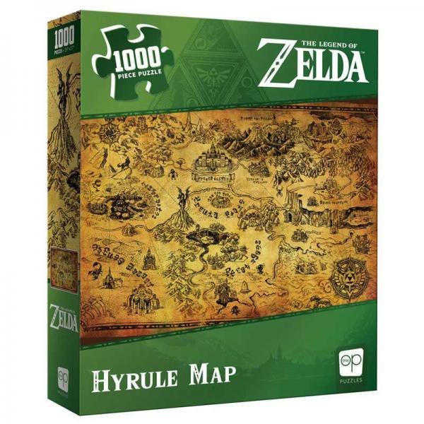 Zelda Hyrule Map 1000-Piece Puzzle