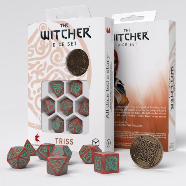 Witcher Dice Set Triss Merigold the Fearless