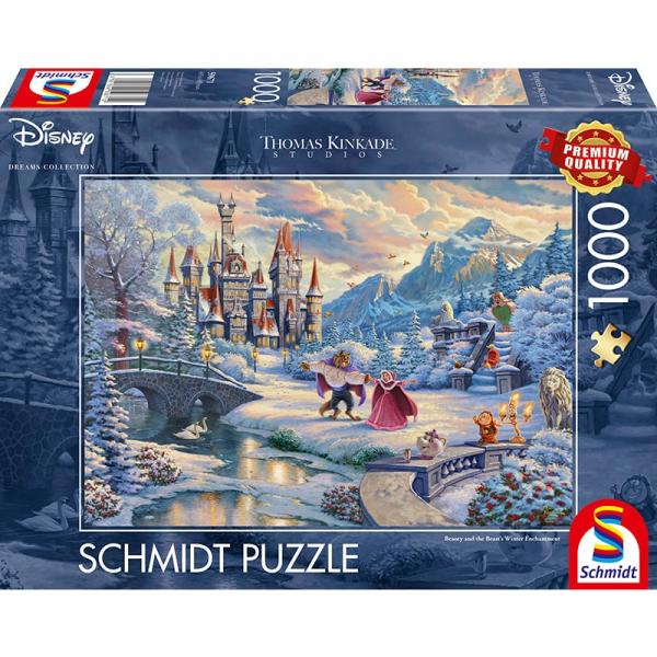 Thomas Kinkade: Disney Beauty & the Beast Winter Enchantment 2021 edition (1000pc)