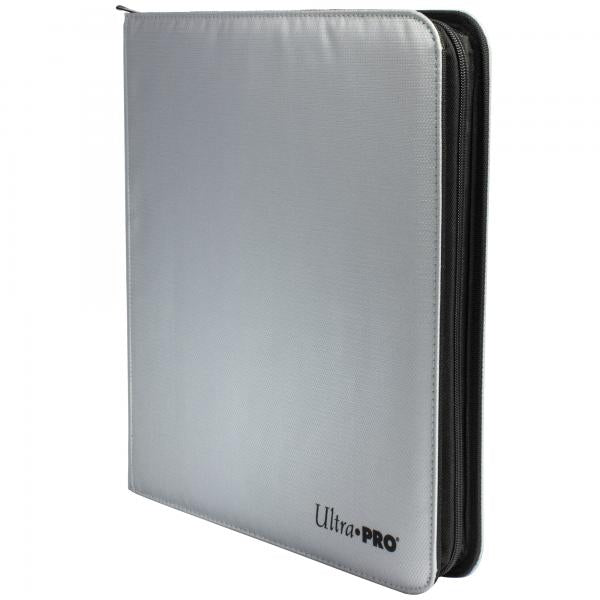 Ultra PRO 12-Pocket Zippered PRO-Binder - Silver
