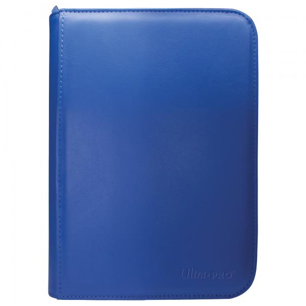 Vivid 4-Pocket Zippered PRO-Binder - Blue