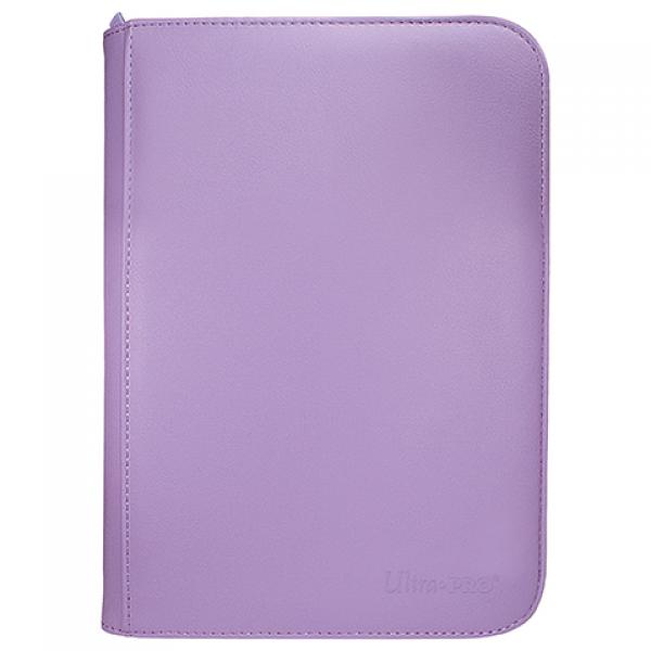 Vivid 4-Pocket Zippered PRO-Binder - Purple