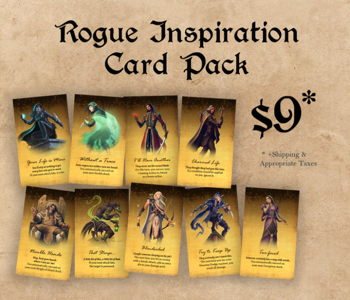 PolyHero Inspiration Cards Rogue Pack [ Pre-order ]