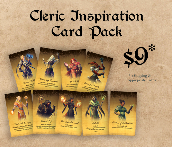 PolyHero Inspiration Cards Cleric Pack [ Pre-order ]