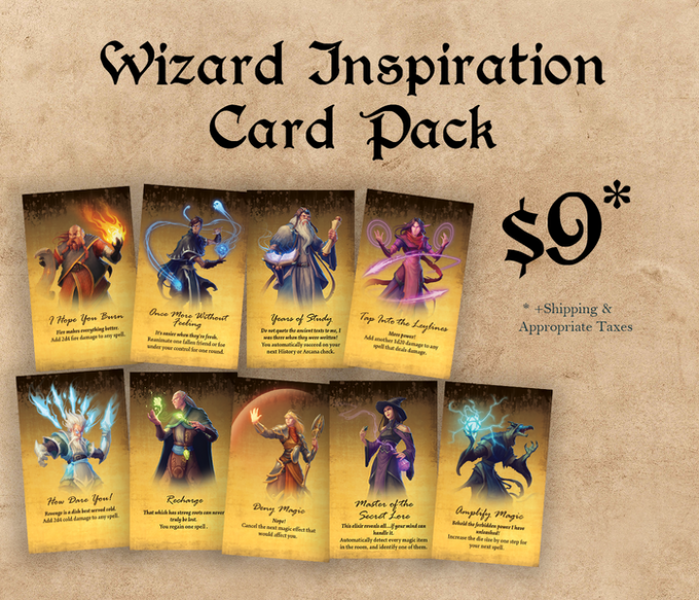 PolyHero Inspiration Cards Wizard Pack [ Pre-order ]