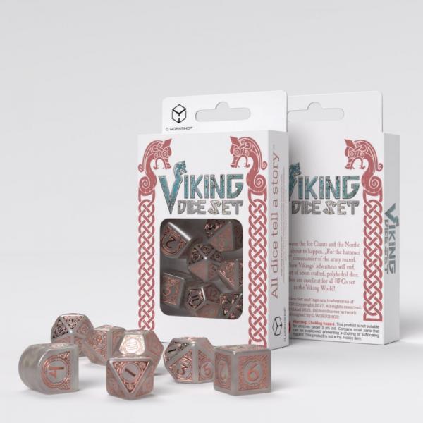 Q-Workshop Viking RPG Dice Set Niflheim