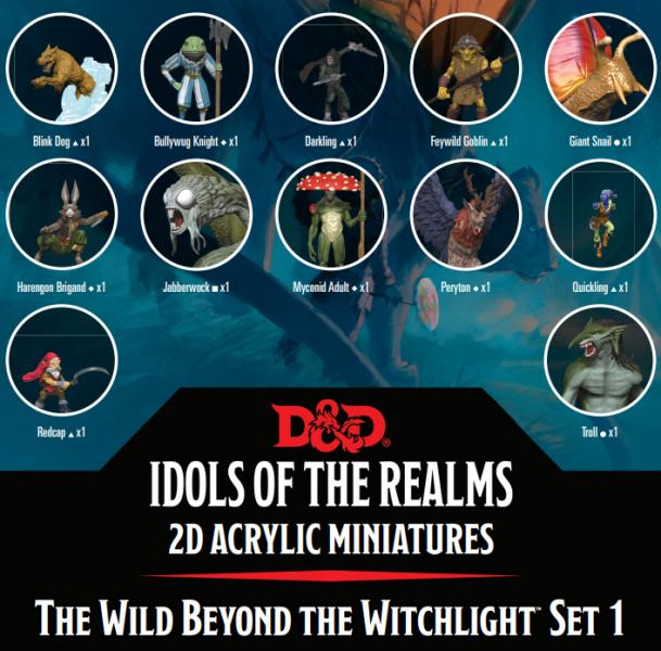 D&D Idols of the Realms: The Wild Beyond The Witchlight : 2D Set 1