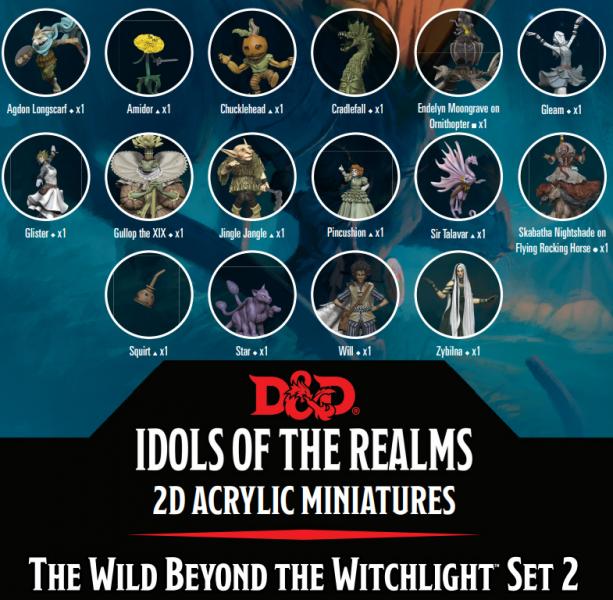 D&D Idols of the Realms: The Wild Beyond The Witchlight : 2D Set 2