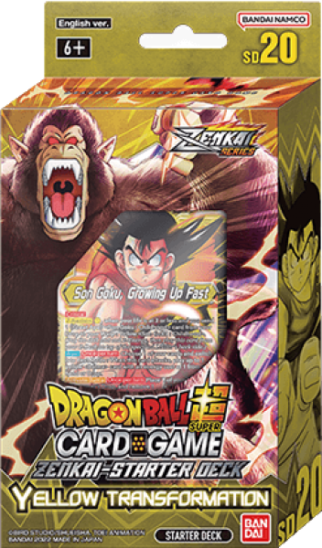 Dragon Ball Super CG: Yellow Transformation Starter Deck (SD20) — Rules of Play