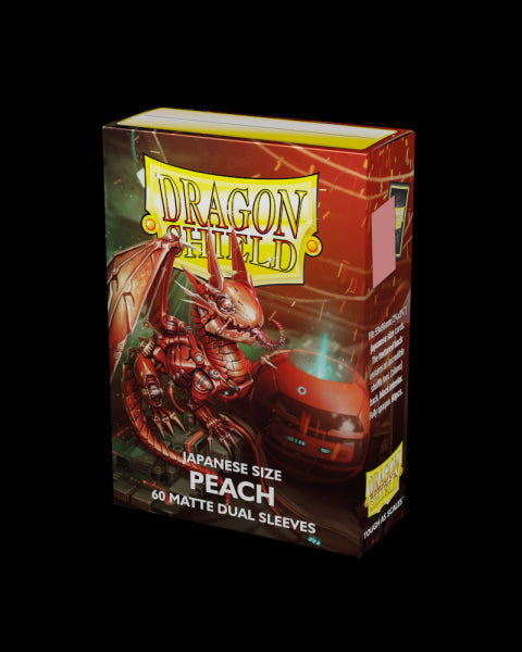 Dragon Shield Japanese Size Dual Matte - Peach (60 ct.)