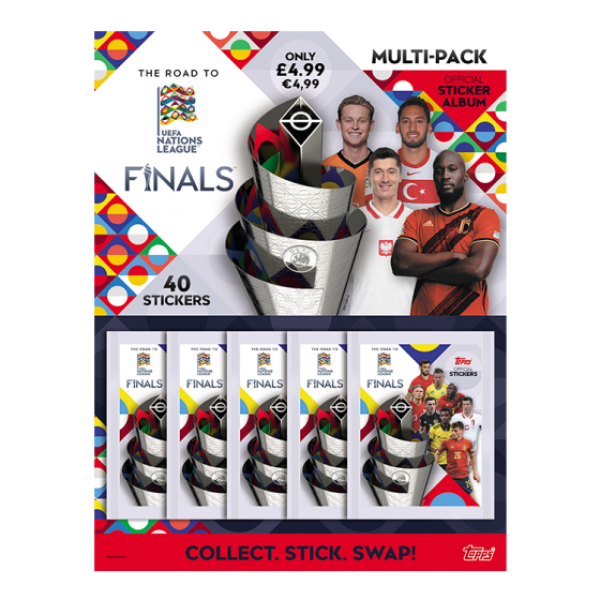 Road to UEFA Nations League Official Sticker Multipack