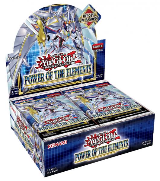 YGO Power Of The Elements Booster Box