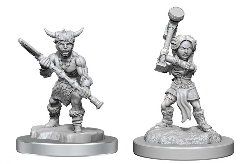 D&D Nolzur's Marvelous Miniatures: Halfling Barbarians (W18)