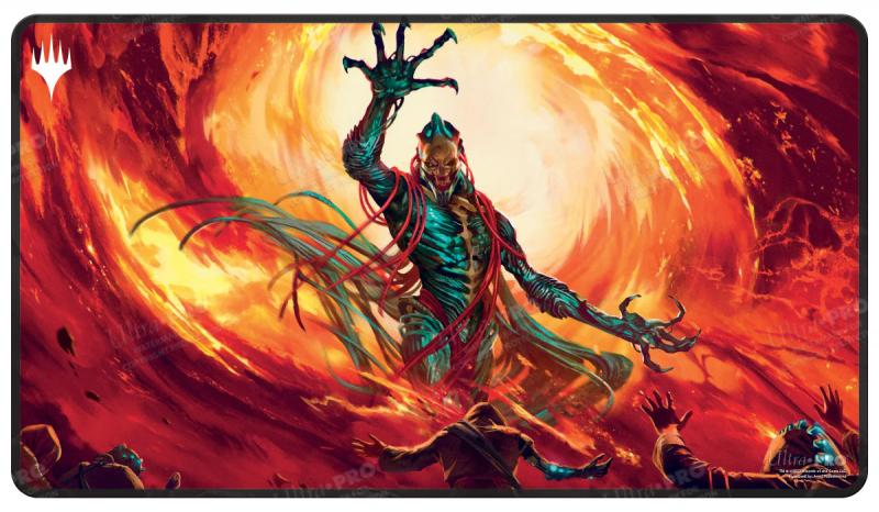 MTG: Brothers' War Black Stitched Playmat