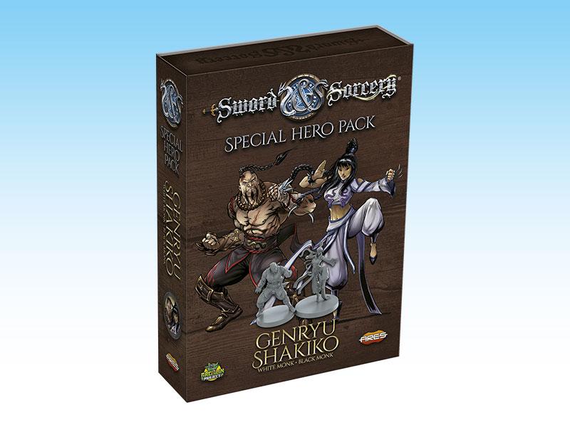 White/Black Monk (Genryu/Shakiko) Hero Pack: Sword & Sorcery
