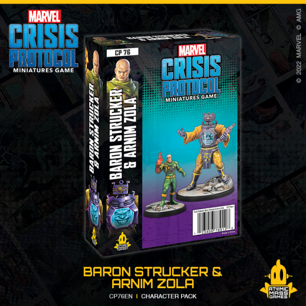 Baron Strucker and Arnim Zola: Marvel Crisis Protocol