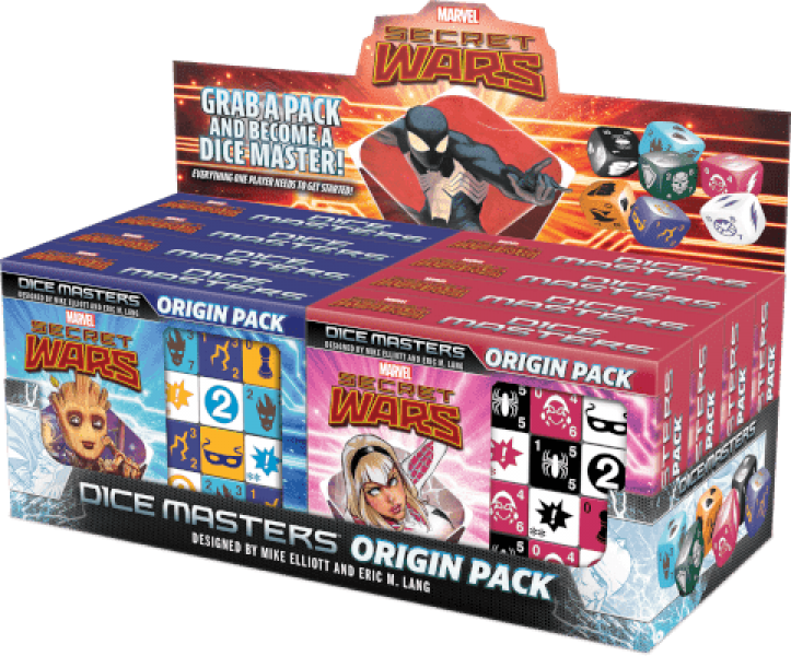 Secret Wars Origin Packs: Marvel Dice Masters