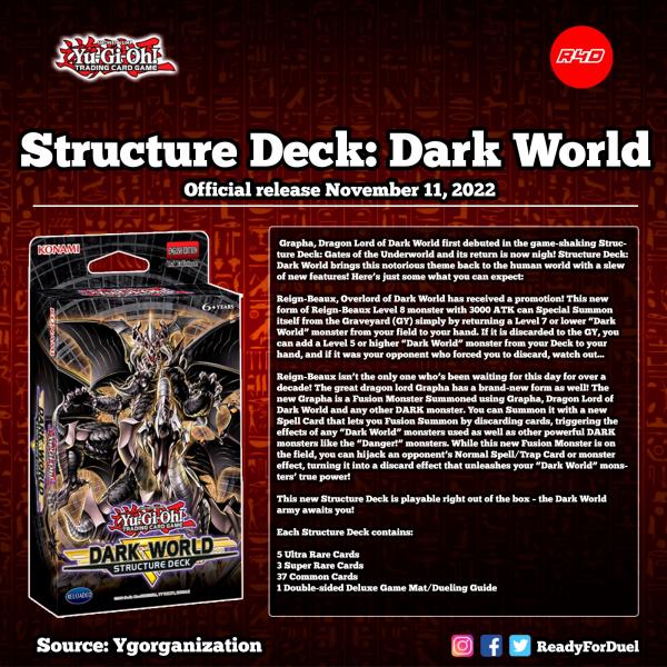 YGO TCG: Structure Deck: Dark World Rules of Play YGO TCG: Structure Deck: Dark World Rules of Play