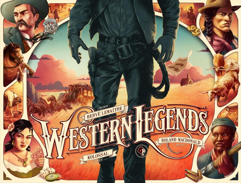 Western Legends: Big Box Bundle (deluxe storage box, insert, promo cards)