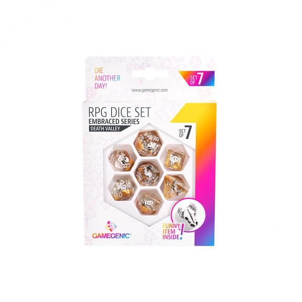 Gamegenic Embraced Series - Death Valley - RPG Dice Set (7pcs) Multicolor