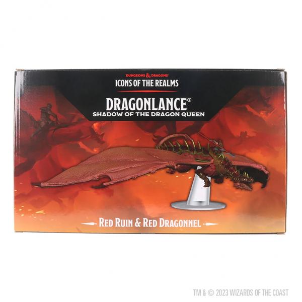 Dragonlance - Red Ruin & Red Dragonnel (Set 25): Dungeons & Dragons Icons of the Realms