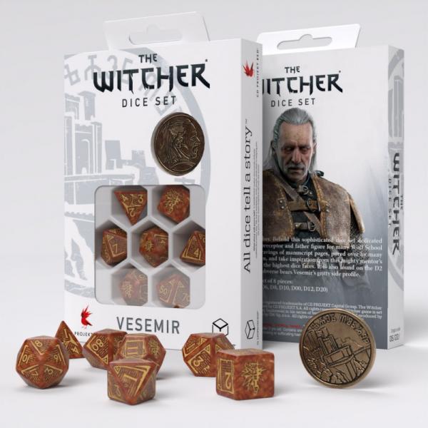 The Witcher Dice Set: Vesemir The Wise Witcher