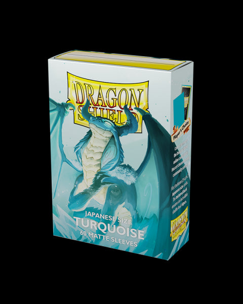 Dragon Shield Matte Sleeves Japanese Size - Turquoise (60)