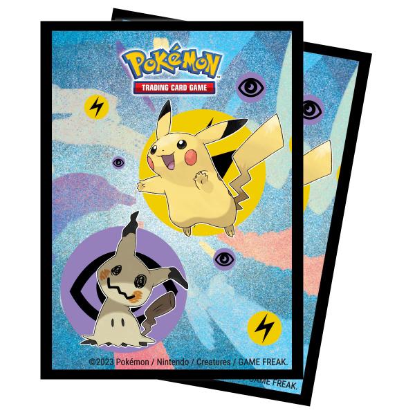 Pokemon Pikachu & Mimikyu 65ct Deck Protectors