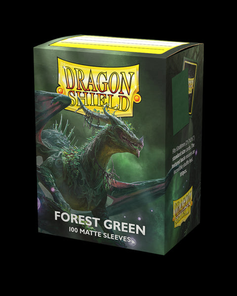 Dragon Shield Matte Sleeves Standard Size - Forest Green (100)