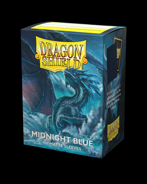 Dragon Shield Matte Sleeves Standard Size - Midnight Blue (100)