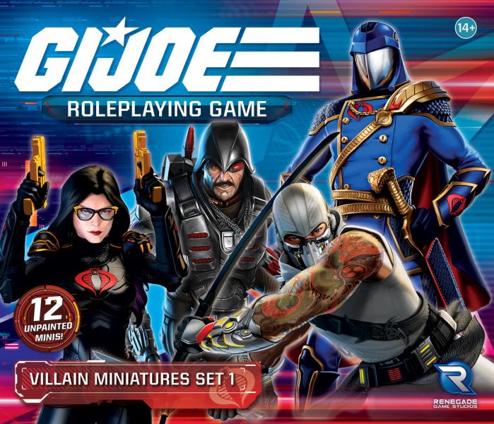 G.I. JOE Roleplaying Game Villain Miniatures Set 1