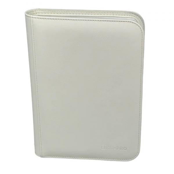 Vivid 4-Pocket Zippered PRO-Binder - White
