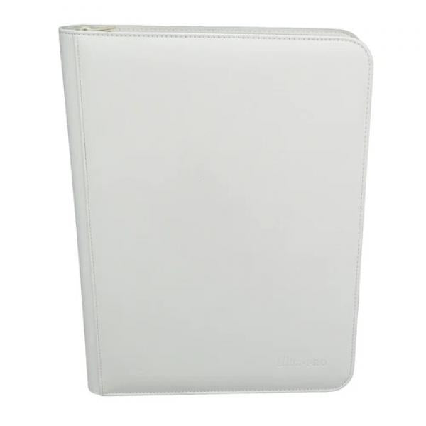 Vivid 9-Pocket Zippered PRO-Binder - White