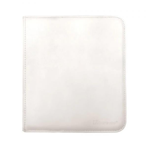 Vivid 12-Pocket Zippered PRO-Binder - White