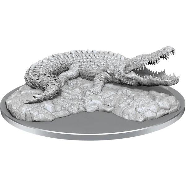 Giant Crocodile: WizKids Deep Cuts Unpainted Miniatures (W21)