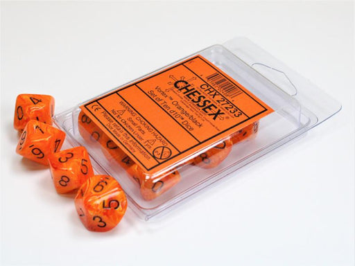D10 Set (10): Vortex Orange/Black
