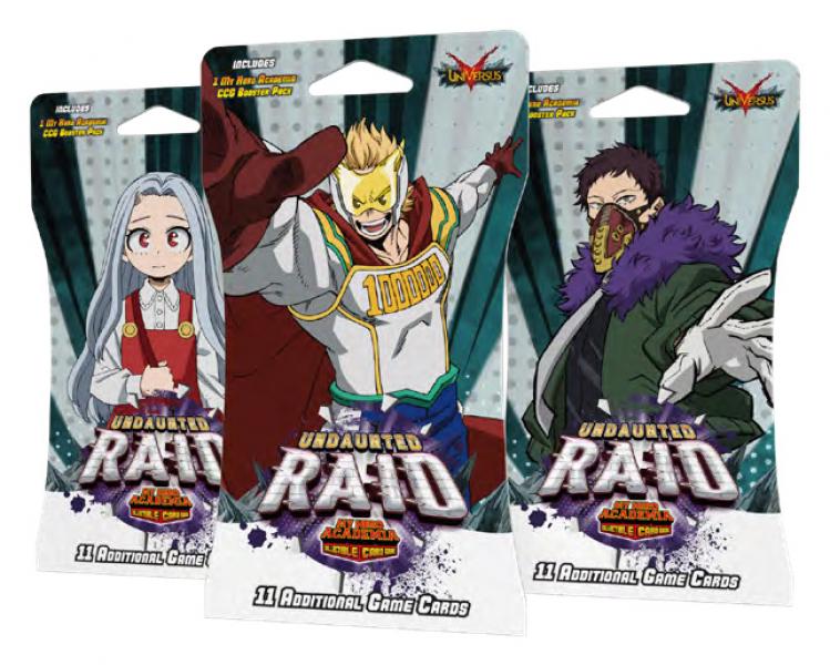 undaunted raid booster box Undaunted Raid Hanging Booster Pack: My Hero Academia CCG Series 5 [ P — Rules of Play