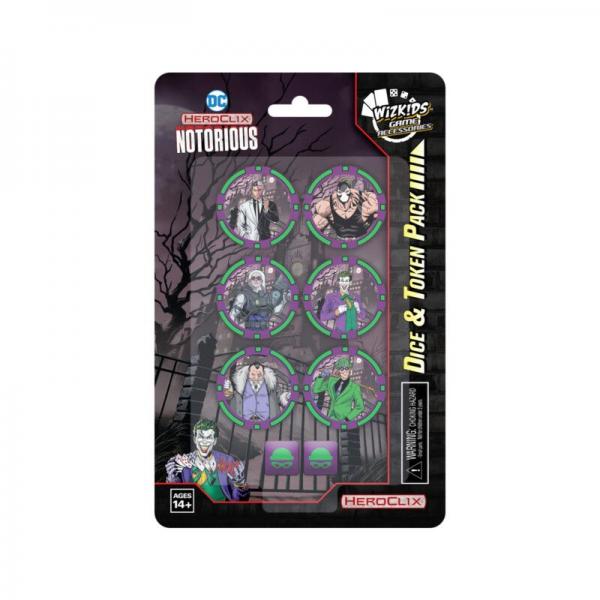 Notorious Dice and Token Pack: DC HeroClix