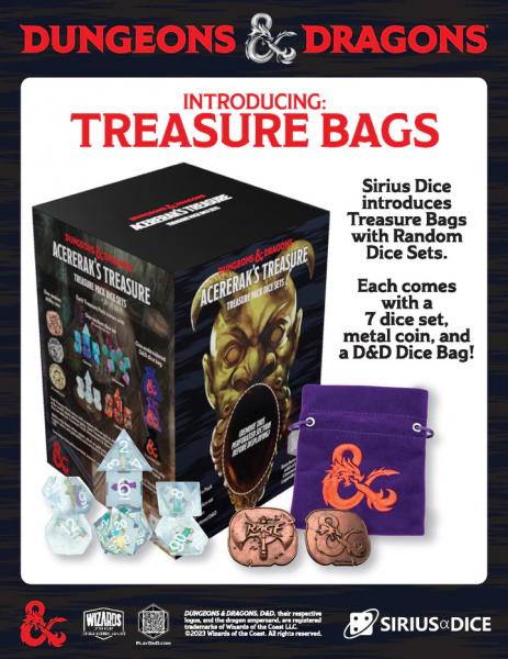 Acererak's Treasure Dice Booster - Dungeons and Dragons by Sirius Dice