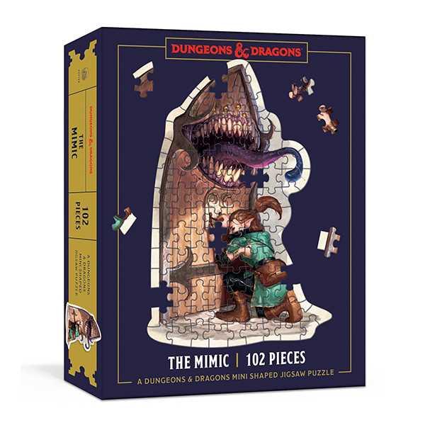 The Mimic Edition: Dungeons & Dragons Mini Shaped Jigsaw Puzzle