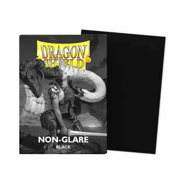 Dragon Shield Matte NonGlare Sleeves Standard Size - Black V2 (100)