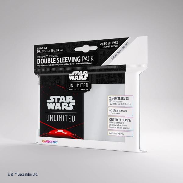 Gamegenic Star Wars: Unlimited Double Sleeving Pack - Space Red