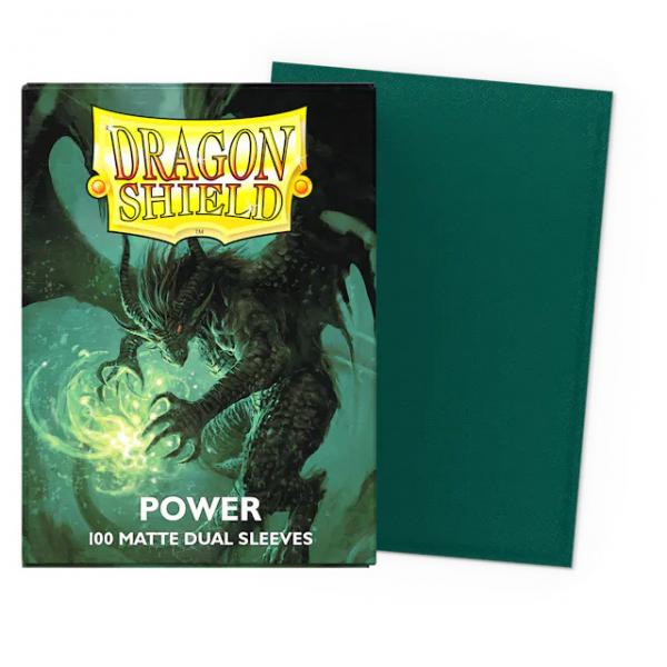 Dragon Shield Matte Dual Sleeves Standard Size - Power (100)