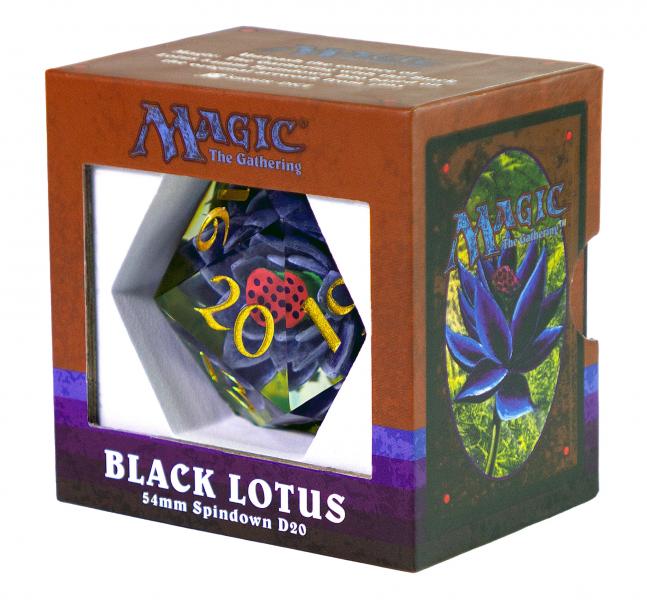 Magic The Gathering Black Lotus Spindown 54mm D20 - Sirius Dice