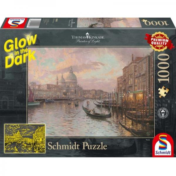 Thomas Kinkade: Venice Glow in the Dark (1000pc)