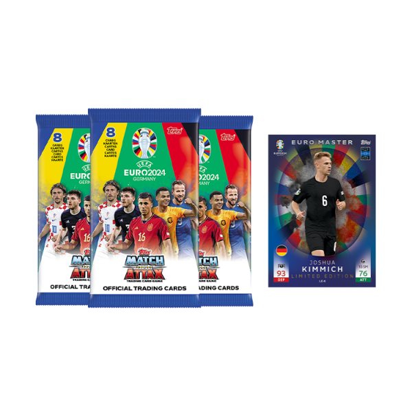 Official Euro Match Attax 2024 Eco Pack