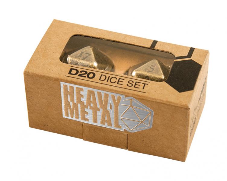 D20 Heavy Metal Dice Set